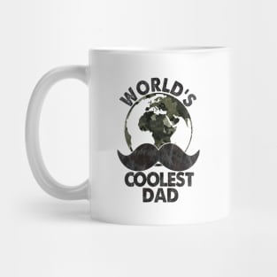 World's Coolest Dad Distressed Mug